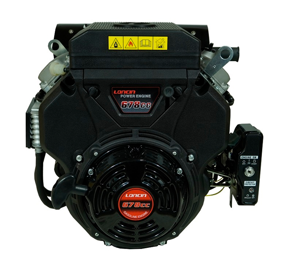 Двигатель Loncin LC2V78FD-2 (H type) V-образн, D25 мм, 20А, ручной и электрозапуск)