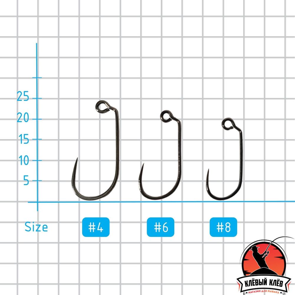 Крючки Trout Jara JIG HOOKS #6