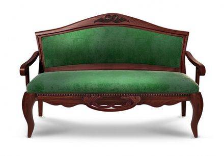 Диван Венеция массив ясень (№3,Ткань Vilvet Lux,78 Velvet-Lux)