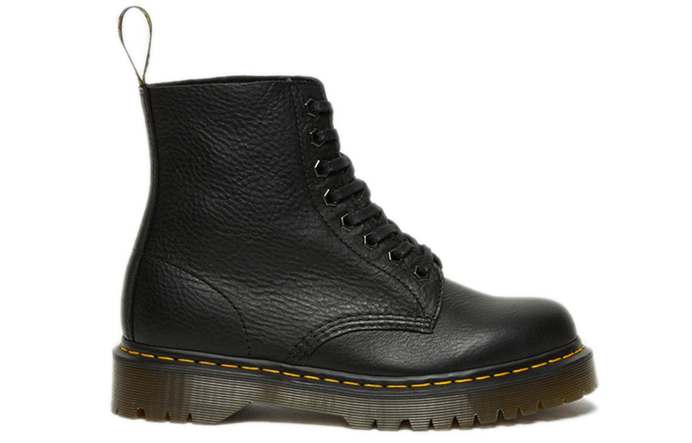 Dr.Martens Martin 1460 Pascal Leather Cartridge Martin Boots Coated Black