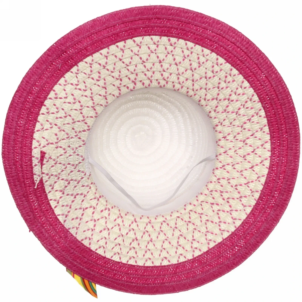 Шляпа женская с широкими полями «TiraMiSu- Ассоль», микс 6 цветов, р58, ширина полей 10 см