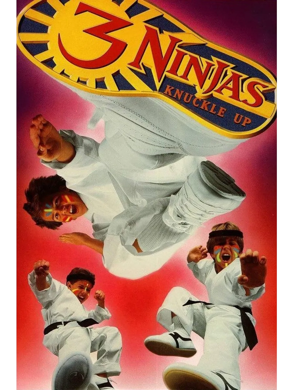 Три ниндзя: Костяшки вверх (1995) (DVD-R)