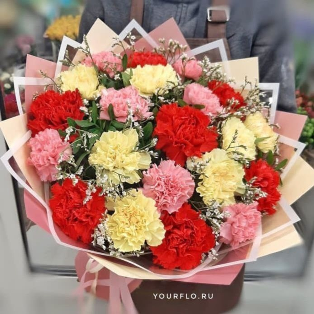 Букет из 21 диантусов