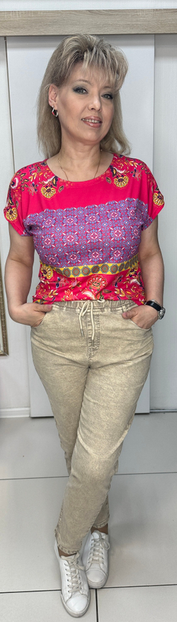 Яркий летний блузон