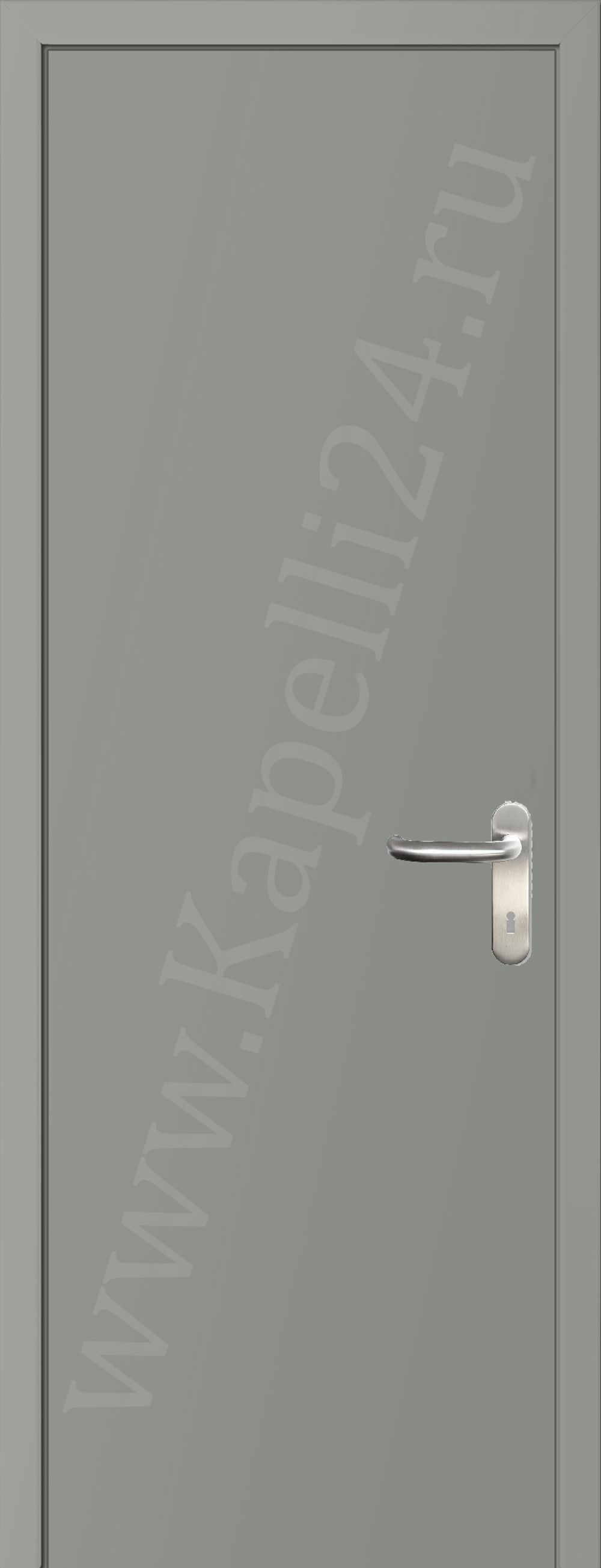 Дверь влагостойкая пластиковая KAPELLI multicolor ДГ RAL 7038 Агатовый серый + коробка