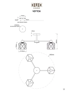 Люстра потолочная E27*60W Black лофт
