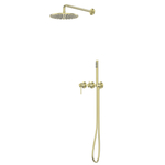 Душевая система ABBER Wasser Kreis 316 AF8118BG скрытого монтажа без излива, золото брашированное