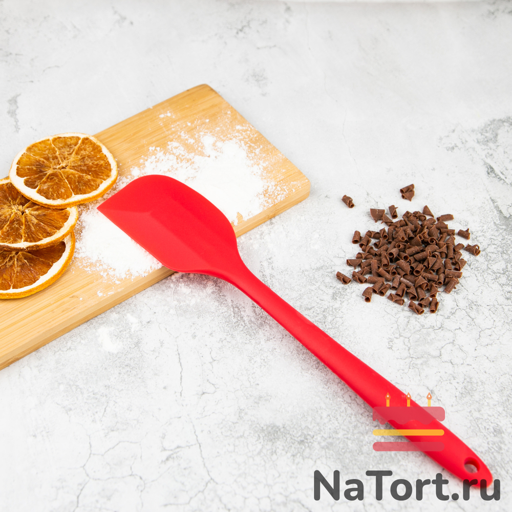 Кондитерская силиконовая лопатка(жаростойкая) 27 см