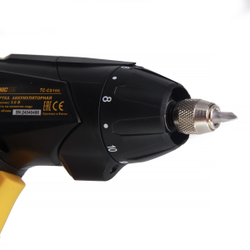 Отвёртка аккумуляторная TECHNICOM TC-CS106, 4В, 1.3Ач, 200 об/мин, LED фонарь, 10+1 ступеней крутящего момента