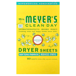 Mrs. Meyers Clean Day, салфетки для сушки волос, жимолость, 80 шт.
