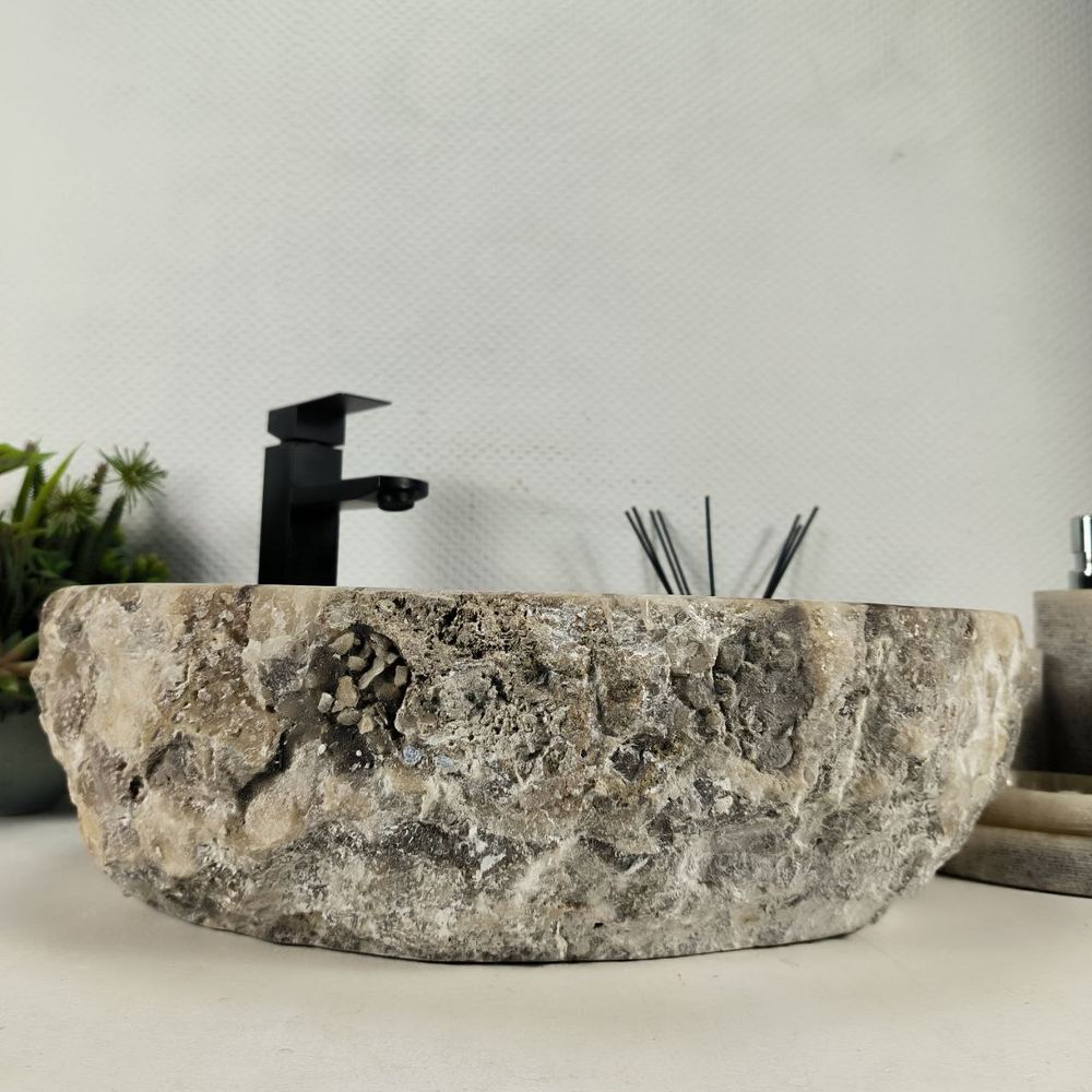 Раковина из оникса Erozy Grey EO-64512 51*41*15 0156