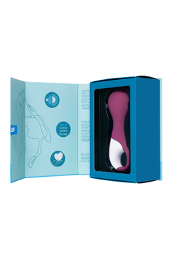 Вакуум-волновой стимулятор клитора с вибрацией Satisfyer Lucky Libra, силикон, бордовый, 15,7 см