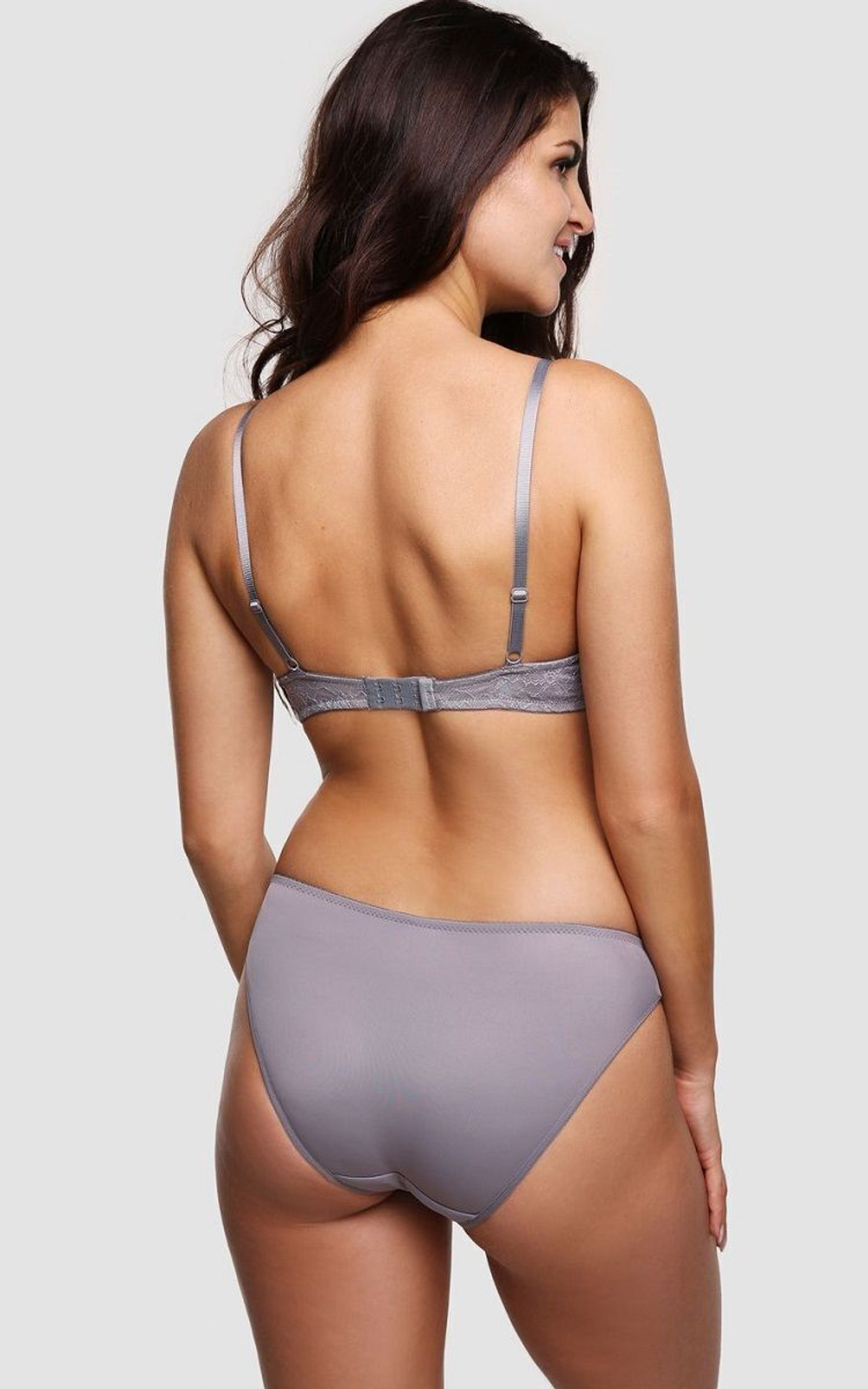 Трусы-слипы с заниженной линией талии Melody (Размер: 44) (Цвет: черный с бежевым)