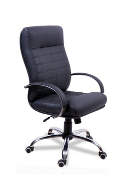 Кресло для руководителя КОНСУЛ КОРОТКИЙ ХРОМ