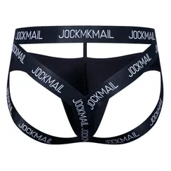 Мужские трусы джоки черные JOCKMAIL JM4068-2