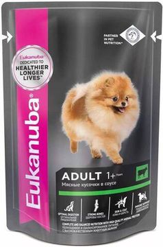 Eukanuba ADULT BEEF влажный корм для взрослых собак с говядиной 100 гр