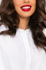 Рубашка с объёмными рукавами "Эльза" (вайт) Б4325 LT Collection (Акция)