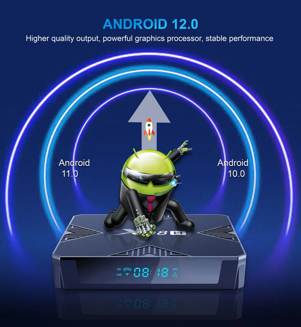 Смарт приставка Smart TV Box X98H (Android 2+16Гб)