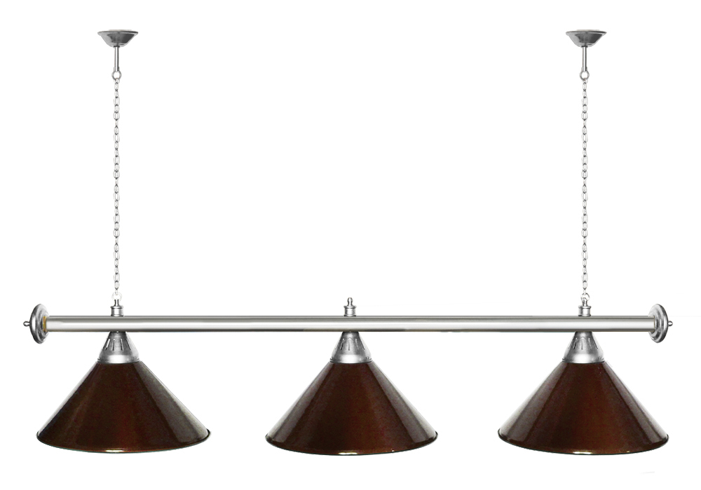 Лампа STARTBILLIARDS 3 пл. (плафоны золотые,штанга золотая,фурнитура золото)