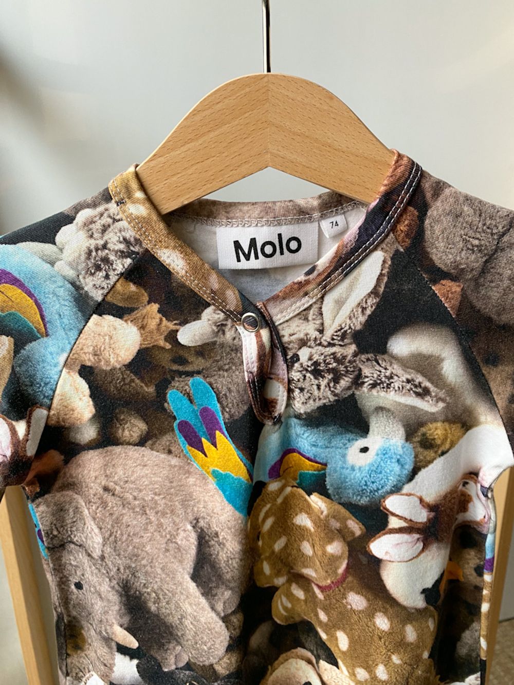 Новый хлопковый комбинезон Molo, 74