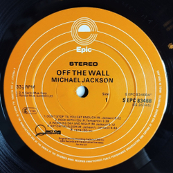 Винтажная виниловая пластинка LP Michael Jackson Off The Wall (UK 1979)
