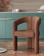 Стул Болинджер букле терракотовый