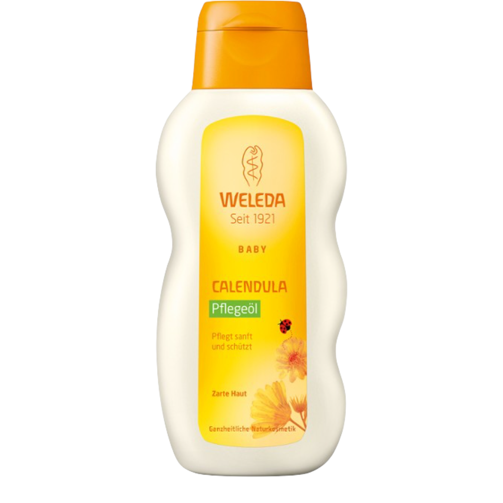 Масло с календулой для младенцев с нежным ароматом, 200 мл  (Weleda)