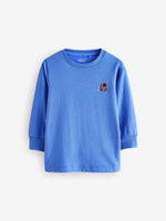 Лонгслив для мальчика Next B40-452, 3 шт., Оранжевый, Синий, Молочный