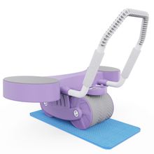 Тренажёр для пресса AB Roller SND-P фиолетовый с ковриком 34 х 17 x 0.6 cм
