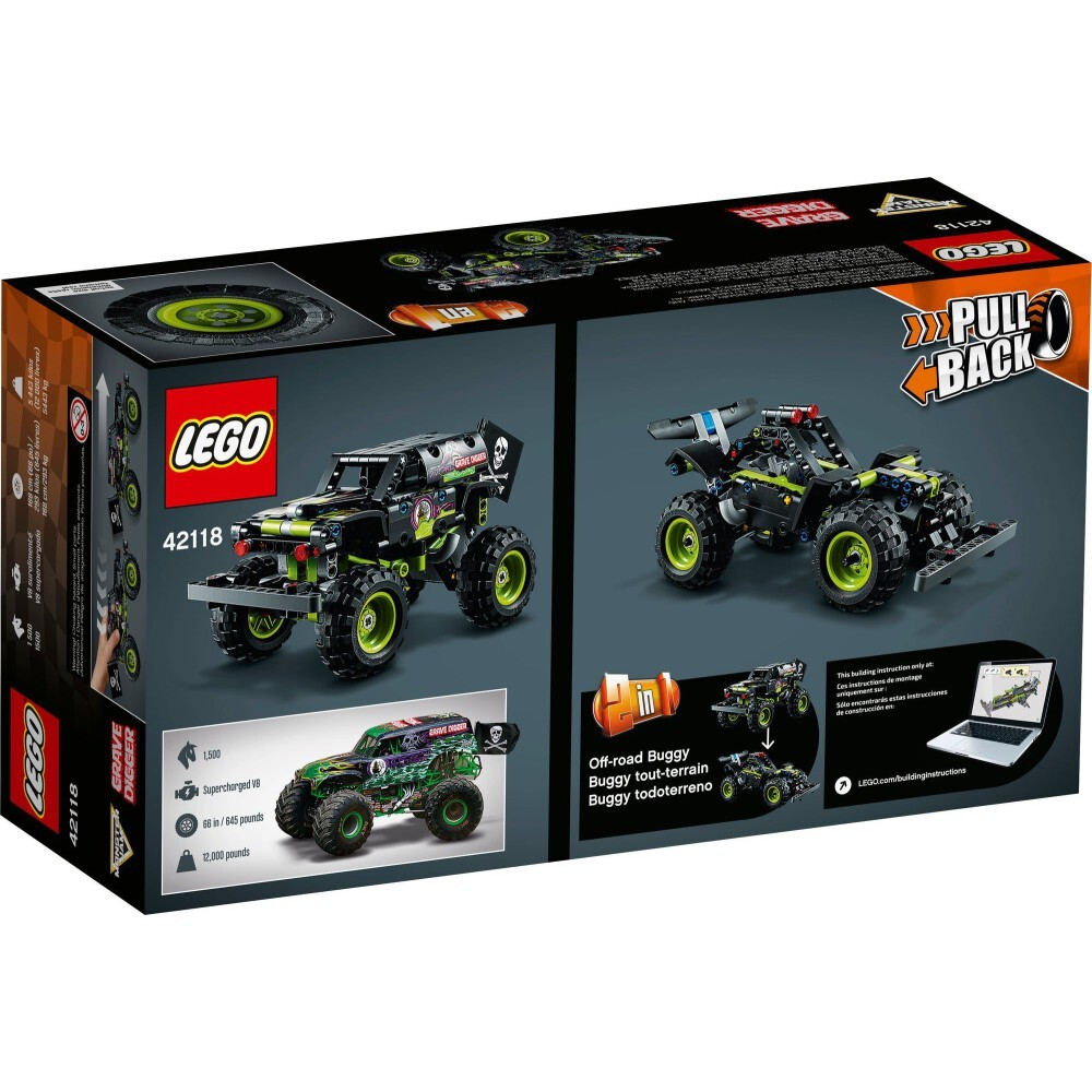 LEGO Technic — Могильщик Monster Jam 42118 / артикул   42118  / GTIN 5702016890815