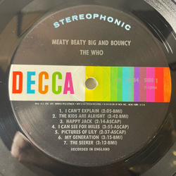 Винтажная виниловая пластинка LP The Who, Meaty Beaty Big And Bouncy (США 1971)