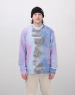 Толстовка Anteater Hoodlong Tie Dye Голубая