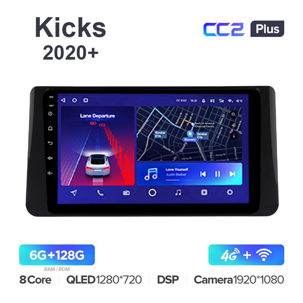 Teyes CC2 Plus 10,2"для Nissan Kicks 2020+  (прав)