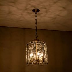 Citilux Витра-2 CL442260 Люстра подвесная витражная Бронза