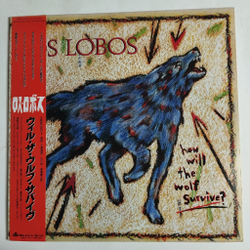 Винтажная виниловая пластинка LP Los Lobos How Will The Wolf Survive (Japan 1984) (Obi)