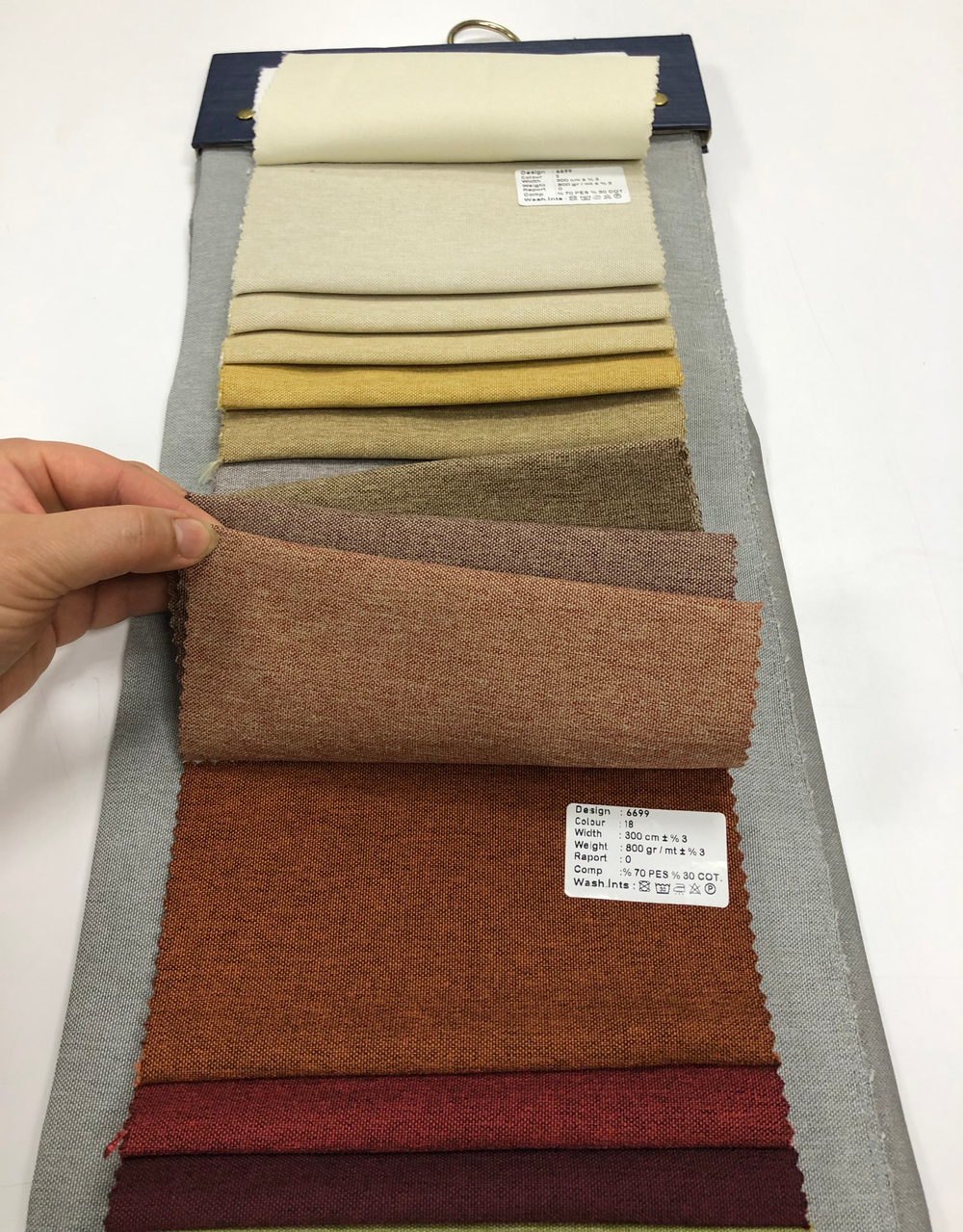 Портьерная ткань лен Megara арт. 6699