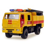 Модель ин. мет. "Камаз-43502 Аварийная служба" 15см, двер, подв дет, коробка (Технопарк)