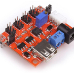 Модуль питания BPS 3.3V/5V/ADJ для макетной платы с регулятором