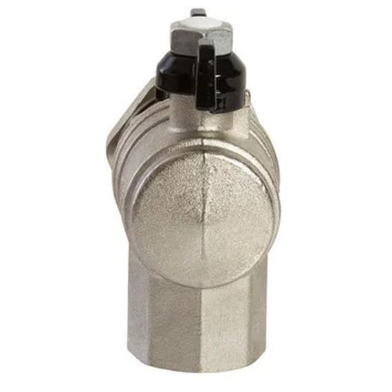 Кран VRT шаровой со сгоном угловой 1 бабочка купить в Москве и Московской области по низкой цене с доставкой по России — (2) Кран VRT шаровой со сгоном угловой 1 бабочка — (2)