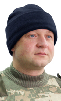 Шапка флисовая 4х клинка цв. синий