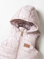 Жилет со съемным капюшоном "Латте"