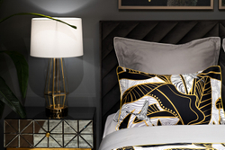 Наволочки 2шт 50x70 Garda Decor Тропики 50x70 золотые/серые