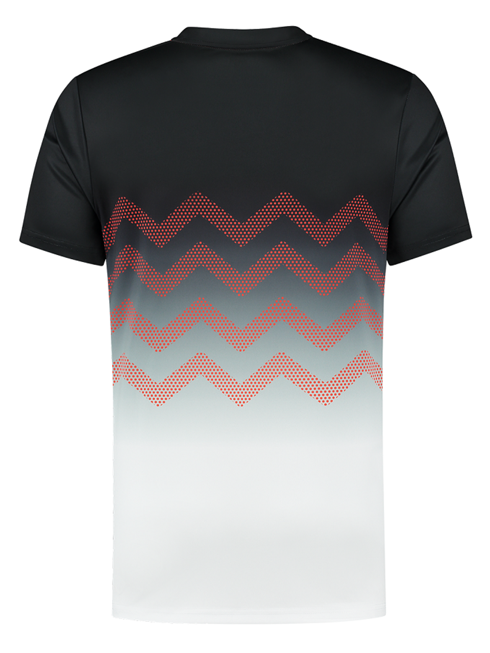 Мужская теннисная футболка K-Swiss Tac Hypercourt Print Crew 2 - jet black/white