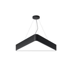 Светильник LED ЭРА Geometria SPO-151-B-40K-030 Delta 30Вт 4000К 3000Лм IP40 600*600*80 черный подвесной | Декоративные светильники Geometria