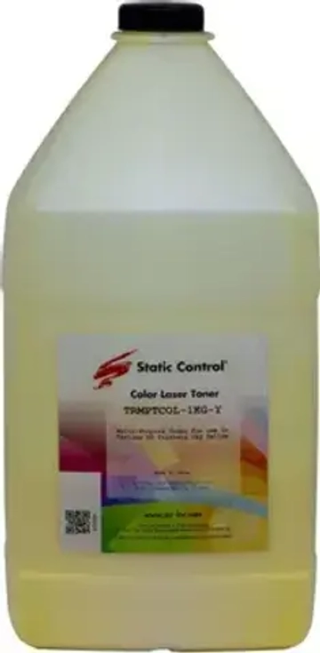 Тонер для картриджей Universal Yellow CB542A/CE312A/CE322A/CC532A/CF352/CE412A/CF382A (фл. 1кг) (Static Control)