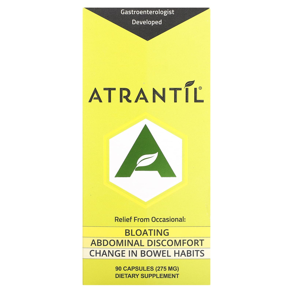 Atrantil, вздутие живота и дискомфорт в животе, 90 капсул