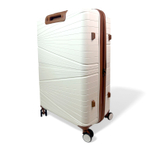 Большой чемодан Mironpan 23103, Молочный, XL