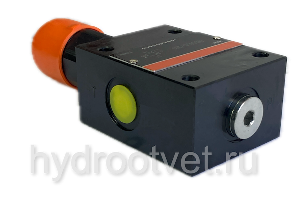 DBDS6G1X/25 - Предохранительный клапан прямого управления Ду6, давление регулировки до 25 бар, тип монтажа - резьбовой, элемент регулировки S = винт