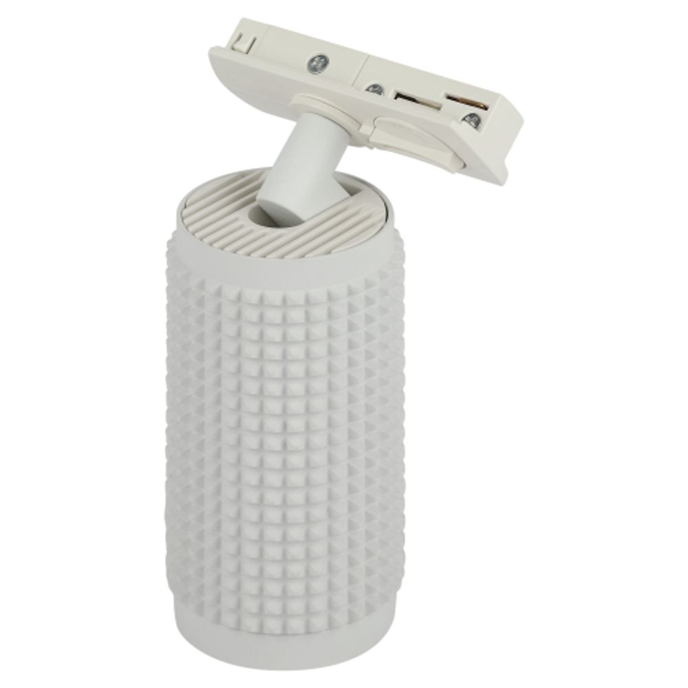 Трековый светильник однофазный ЭРА TR40-GU10 WH под лампу GU10 белый | Однофазные светильники под лампу