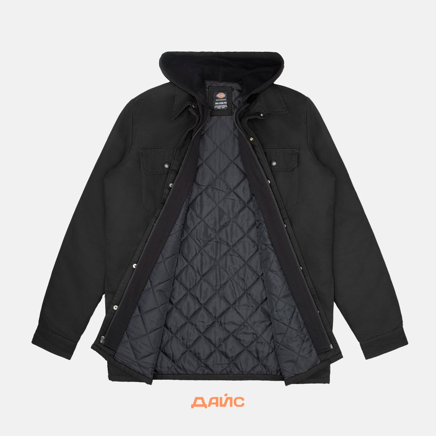 Куртка мужская Dickies Skateboarding Duck Shirt Jacket артикул:TJSK5-black - купить в магазине Дайс